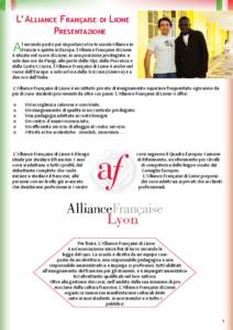 L’Alliance Française di Lione 	 Presentazione A