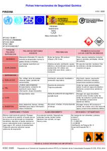 Nº CAS[removed]International Chemical Safety Cards (WHO/IPCS/ILO)