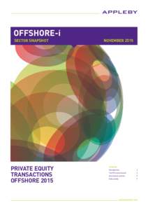 SECTOR SNAPSHOT  PRIVATE EQUITY TRANSACTIONS OFFSHORE 2015