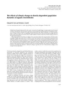 Oikos 120: 1227–1234, 2011 doi: [removed]j[removed]18707.x © 2011 The Authors. Oikos © 2011 Nordic Society Oikos Subject Editor: Matthijs Vos. Accepted 11 January[removed]The effects of climate change on density-