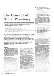 Health / Clinical pharmacy / International Pharmaceutical Federation / Pharmacist / American Society of Health-System Pharmacists / UIC College of Pharmacy / University of Santo Tomas Faculty of Pharmacy / Pharmaceutical sciences / Pharmacy / Pharmacology