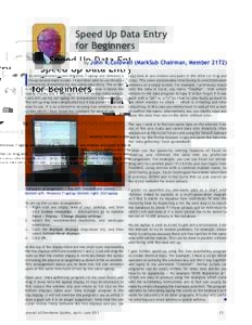 Speed Up Data Entry for Beginners by John K.Coldwell (MarkSub Chairman, MemberI