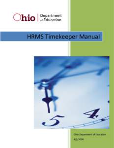 HRMS Timekeeper Manual         