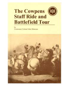 Cowpens Staff Ride & Battlefield Tour