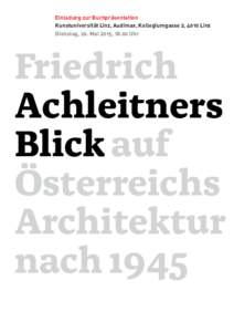 Achleitner_Einladung_Archiv.indd