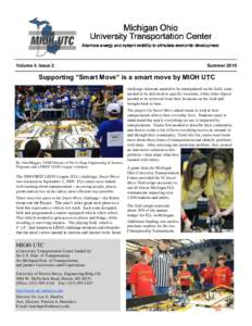 Volume 4, Issue 2  Summer 2010 Supporting “Smart Move” is a smart move by MIOH UTC challenge elements needed to be manipulated on the field, some