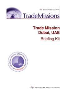 Trade Mission Dubai, UAE Briefing Kit Emergency Contacts Dubai