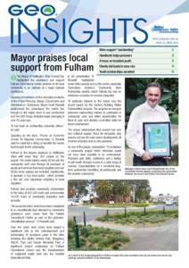 R  www.geogroup.com.au ISSUE 32 : APRIL[removed]Mayor praises local