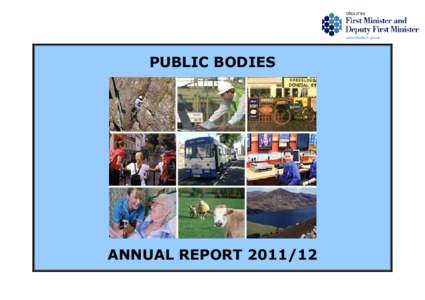 PUBLIC BODIES  ANNUAL REPORT Page Number