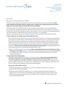 Varicella vaccine / Vaccination / Pertussis / Influenza vaccine / Meningococcal disease / University of Wisconsin–Madison / DPT vaccine / Meningococcal vaccine / Health informatics / Medicine / Vaccines / Health