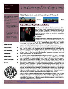 The Gateway-River City Times  Volume 2, Issue 1 March[removed]Section 7 of the National