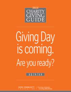 Giving Day is coming. Are you ready? [removed]  2