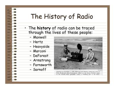 Microsoft PowerPoint - History of Radio.ppt