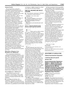 Federal Register / Vol. 68, No[removed]Wednesday, June 25, [removed]Rules and Regulations National Switch We received three comments regarding FNS administration and control of a national switch (Gateway). Two commenters su