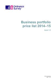 364 Kb PDF: D04115_Business portfolio price list[removed]