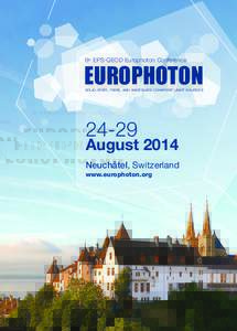 6th EPS-QEOD Europhoton Conference  EUROPHOTON SOLID-STATE, FIBRE, AND WAVEGUIDE COHERENT LIGHT SOURCES[removed]