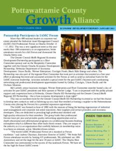 Pottawattamie County 								 Alliance Growth  Iowa’s leading edge