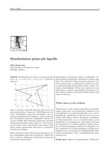 SolmuMonikulmion pinta-ala lapsille Mika Koskenoja