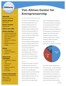 Entrepreneurship / Princess Sumaya University for Technology / Queen Rania Center for Entrepreneurship