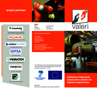 project partners  6 VALERI Start: Duration: