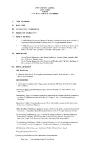 CITY COUNCIL AGENDA JULY 7, 2014 7:00 PM CITY HALL COUNCIL CHAMBERS  I.