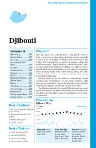 ©Lonely Planet Publications Pty Ltd  Djibouti Why Go? Djibouti City ..................299 Moucha Island[removed]307