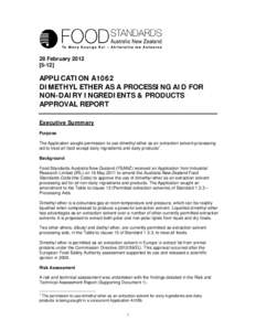 Diethyl ether / Ethanol / Dimethyl ether / Fragrance extraction / Methamphetamine / Food Standards Australia New Zealand / Chemistry / Ethers / Solvent