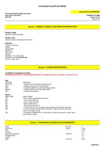 Granosite GranoPrime White Hazard Alert Code: MODERATE Chemwatch Material Safety Data Sheet Issue Date: 22-Oct-2011 X9317SP