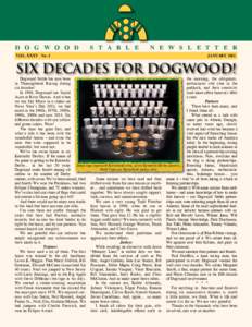 Kentucky Derby winners / Dogwood Stable / Partnerships / Aiken /  South Carolina / Summer Squall / Thoroughbred / Cornus / D. Wayne Lukas / Preakness Stakes / Horse racing / Eclipse Award winners / Triple Crown of Thoroughbred Racing