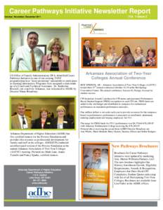Career Pathways Initiative Newsletter Report October, November, December 2011 Vol. 1 Issue 2 FY12 Quarter 1