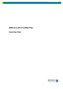 Final Water Plan SEW revised.doc