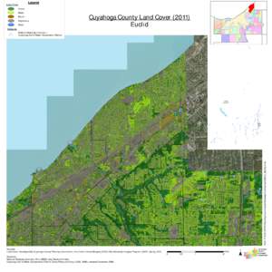 Legend  Land Cover Forest  Cuyahoga County Land Cover (2011)