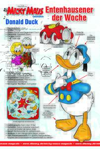 Donald Duck  Entenhausener der Woche  • Sternzeichen: Löwe