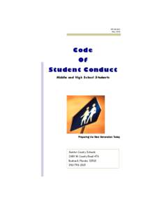 PP-SS-001 Rev[removed]Code Of Student Conduct