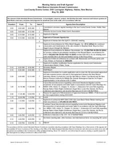 Agenda ISC Meeting May[removed]xls