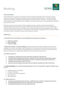 Microsoft Word - Role statement_Banking_July 2014