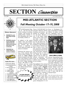 Mid-Atlantic Section, The Ninety-Nines, Inc.  SECTION Connection Fall[removed]www.ninety-nines.org