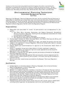 Environmental law / Conservation Halton / Halton Region /  Ontario / Niagara Escarpment / Environmental planning / Greenbelt / United States Environmental Protection Agency / Ontario Municipal Board / Conservation authority / Ontario / Provinces and territories of Canada / Environmental social science