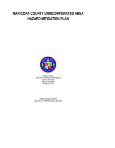 Microsoft Word - Maricopa County Final Plan.doc