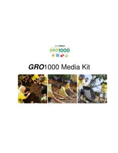 GRO1000 Media Kit  FOR IMMEDIATE RELEASE January 22, 2015  U.S. CONFERENCE OF MAYORS AND SCOTTSMIRACLE-GRO TRANSFORM CITIES