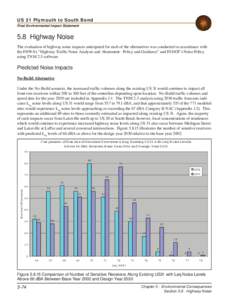 US 31 Plymouth to South Bend Final Environmental Impact Statement 5.8 Highway Noise The evaluation of highway noise impacts anticipated for each of the alternatives was conducted in accordance with the FHWA’s “Highwa