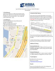 1551 Eastlake Avenue East ▪ Suite 325 ▪ Seattle WA[removed]9577 I-5 Northbound Take Exit 167 (Mercer) on left toward Seattle Center Merge to far right and turn right onto Fairview Ave N Fairview turns into East