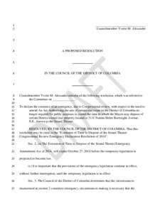 1 2 _______________________________ Councilmember Yvette M. Alexander