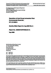 Microsoft Word - EM&A Report _Aug 2009_ Rev A.doc