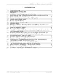 MRG Isleta Reach Riverine Restoration Project Draft EA  LIST OF FIGURES[removed].