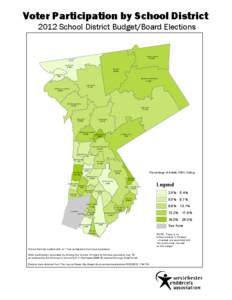 Voter Participation by School District 2012 School District Budget/Board Elections NORTH SALEM  15.2% *