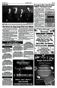 Moorpark Acorn  November 21, 2014 Scrooge in fine voice for Simi Valley’s ‘Christmas Carol’