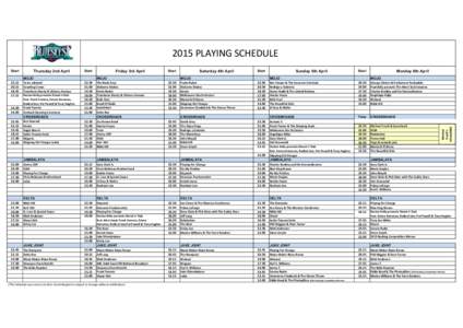 [removed]Playing Schedule_emedia version