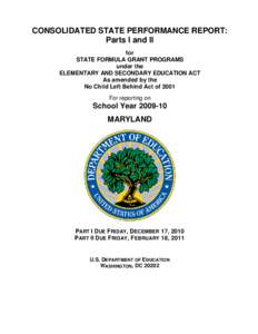 No Child Left Behind Act / Standards-based education / Elementary and Secondary Education Act / Title III / Evaluation / Humanities / Turnaround model / Student Achievement and School Accountability Programs / Education / 107th United States Congress / Education policy