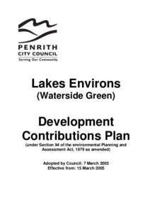 Lakes Environs (Waterside Green)